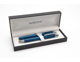 Pack of 12 Inoxcrom Sierra Stick Ballpoint Pen Green