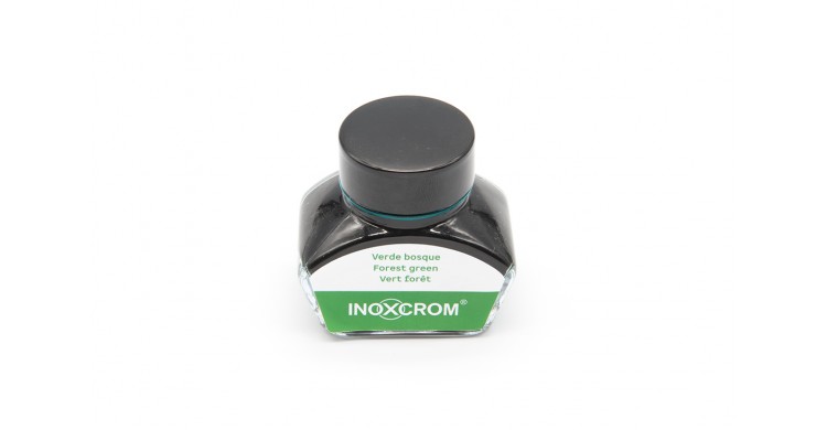 Tintero Inoxcrom tinta verde bosque