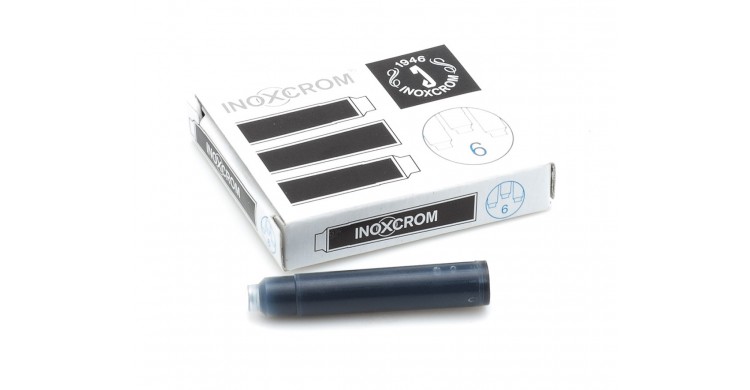 Inoxcrom 6-unit Back ink pen cartridges