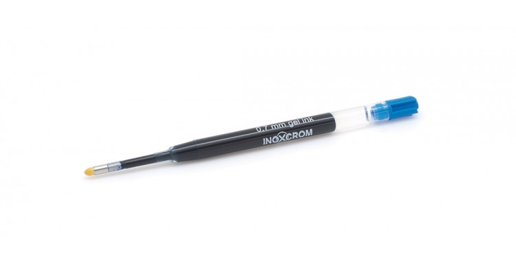 Inoxcrom blue gel refill. Compatible with international standard, G2, IN-IN, Parker